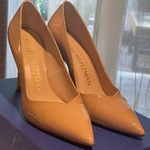 Stuart Weitzman Anny Tan Patent Pump Size 6